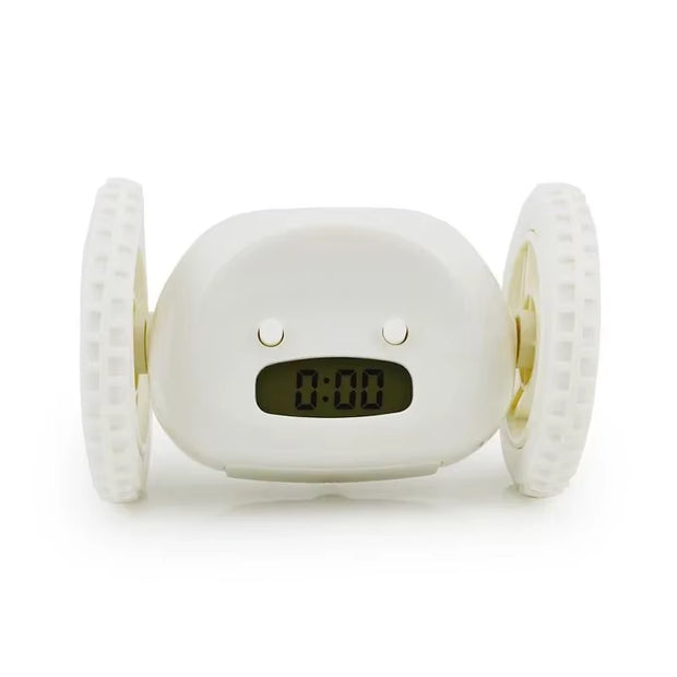 CLOCKY Loud Alarm Clock for Heavy Sleepers on Wheels (Adults Kids Teens Bedroom), Run Away, Moving, Annoying, Jump, Roll,