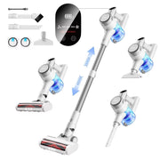 Cordless Vacuum Cleaner,23Kpa 48Mins Powerful Suction Vacuum LED Display,Lightweight Stick for Hardfloor/Carpet/Pet Hair
