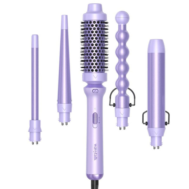 Wavytalk Blowout Boost Ionic Thermal Brush 1 1/2 Inch with LED Display, 300℉-420℉ for Different Hair Types, 120-240V Universal Voltage