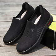 Extra Wide Mens Shoes Mens Classic Nylon Sneaker Fashion Summer and Autumn Men Sneakers Fly Woven Mesh Flat Slip on Comfortable 41