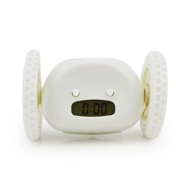 CLOCKY Loud Alarm Clock for Heavy Sleepers on Wheels (Adults Kids Teens Bedroom), Run Away, Moving, Annoying, Jump, Roll,