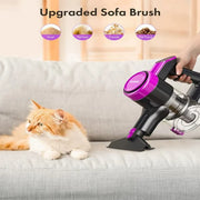 Cordless Vacuum Cleaner,23Kpa 48Mins Powerful Suction Vacuum LED Display,Lightweight Stick for Hardfloor/Carpet/Pet Hair