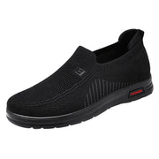 Extra Wide Mens Shoes Mens Classic Nylon Sneaker Fashion Summer and Autumn Men Sneakers Fly Woven Mesh Flat Slip on Comfortable 41