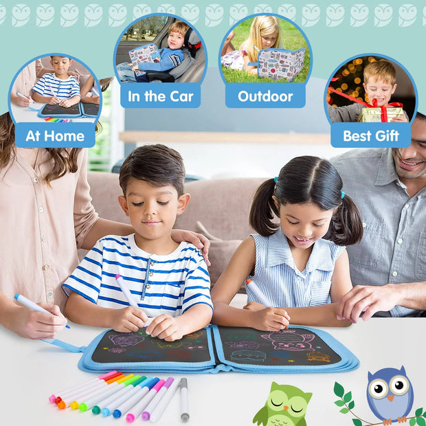 4 5 6 7 Boys Girls Drawing Board Book Writing Tablet Toys for 4-7 Year Old Toys for 4-7 Year Old Kids Toddlers Graffiti Book Arts and Crafts for 4-5-6-7 Year