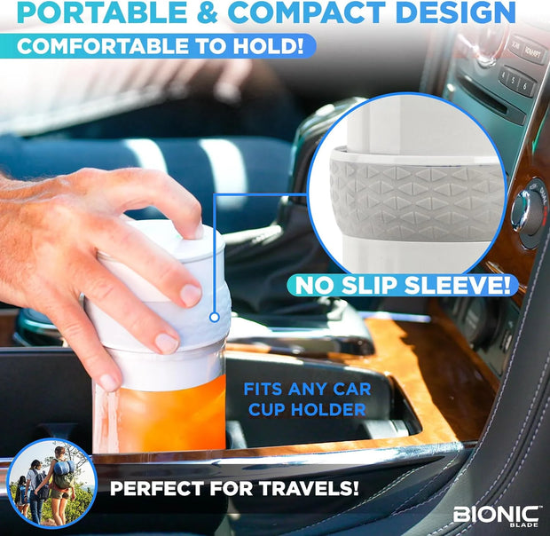 Bionic Blade Smoothie Blender Personal Portable Rechargeable Blender Juicer Protein Mikshake Maker Extra Travel Bottle