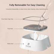 1.5L Dog ABS Plastic Drinking Water Floating Bowl Non-Wetting Mouth Cat Bowl without Spill Drinking Water Dispenser Dog Bowl