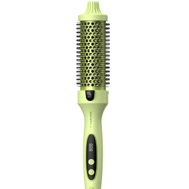 Wavytalk Blowout Boost Ionic Thermal Brush 1 1/2 Inch with LED Display, 300℉-420℉ for Different Hair Types, 120-240V Universal Voltage