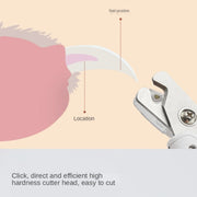 Professional Pet Nail Clipper Scissors Pet Dog Cat Nail Toe Claw Clippers Scissor LED Light Nail Trimmer for Animals Pet